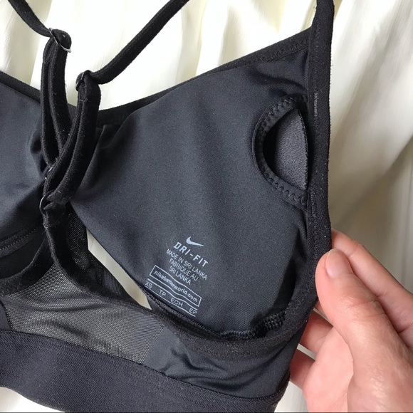 Nike Dri-Fit Black Sports Bra* - Picture 6 of 7